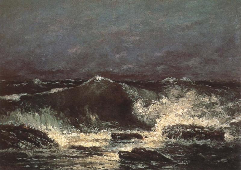 Gustave Courbet wave Sweden oil painting art
